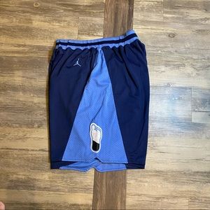 UNC University of North Carolina Jordan Eighty-Two Authentic Basketball Shorts